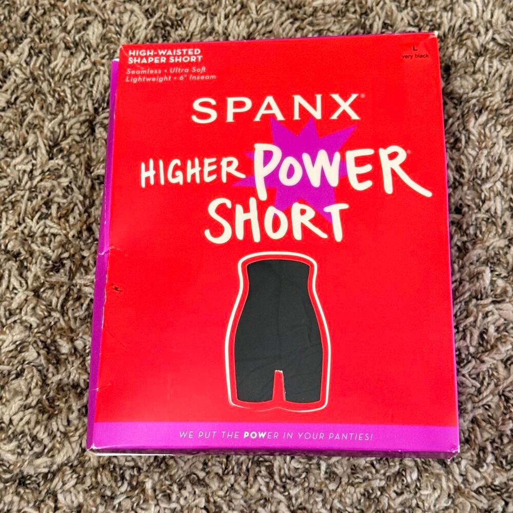 SPANX Higher Power Short - Very Black Large